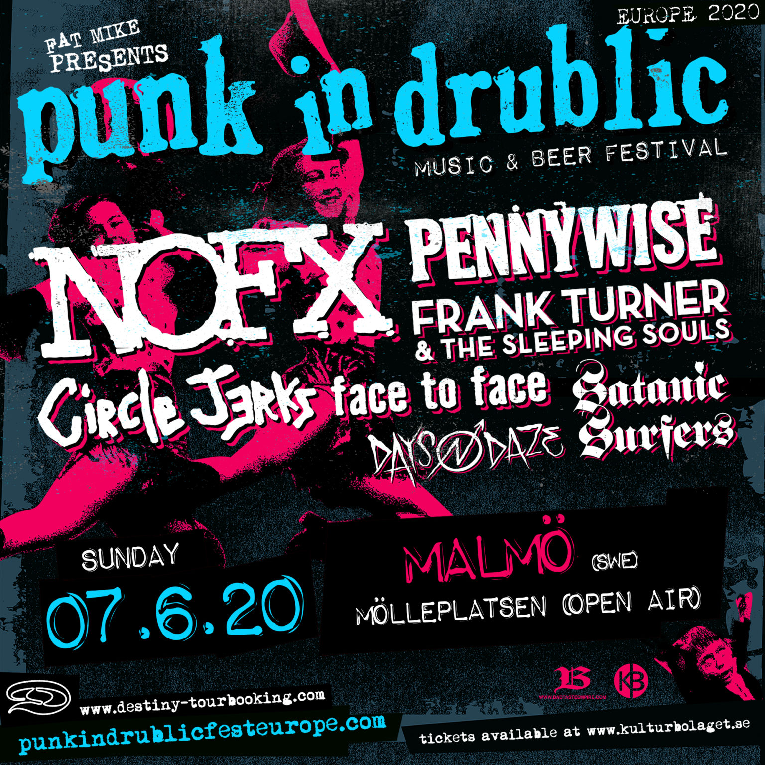 Punk in Drublic lineup Bad Taste Empire